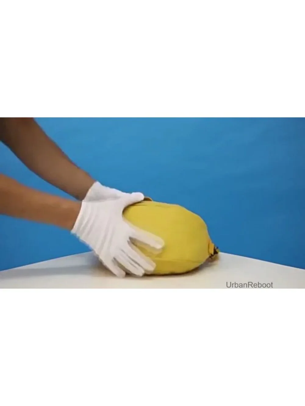 Canvas Banana Crossbody Purse Novelty Mini Bag for Teens